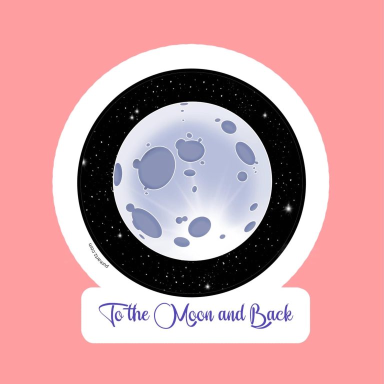 Moon Sticker