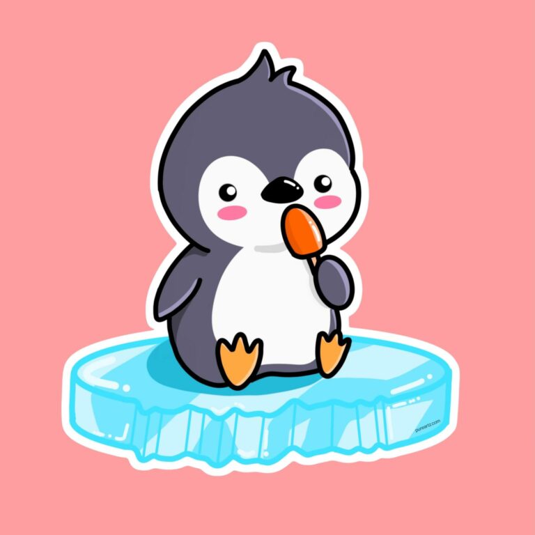 Chibi Penguin-1 Sticker