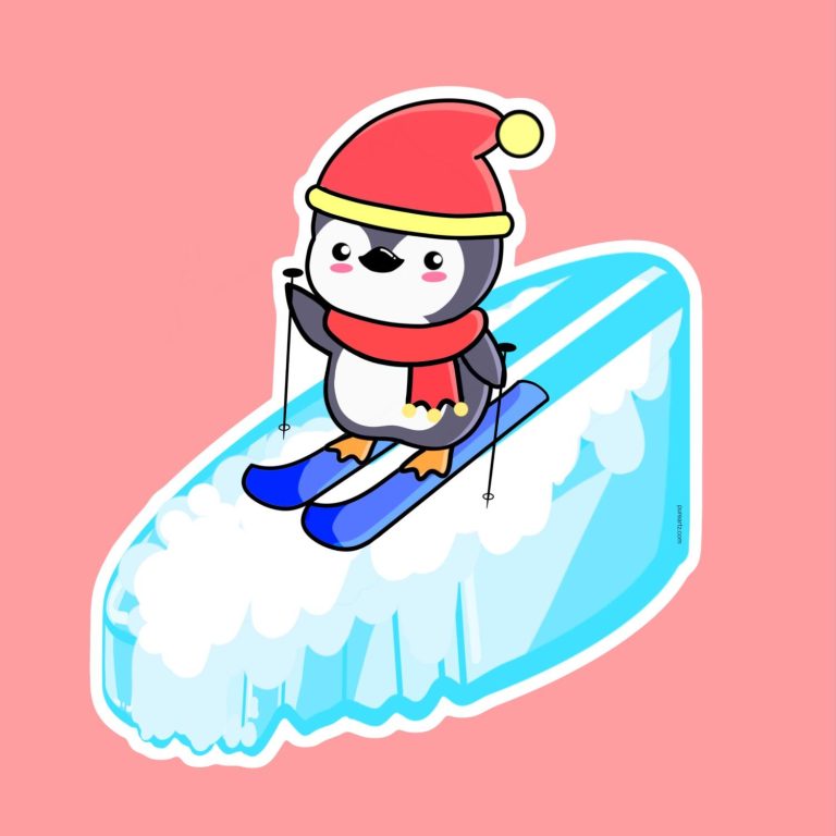 Chibi Penguin-3 Sticker