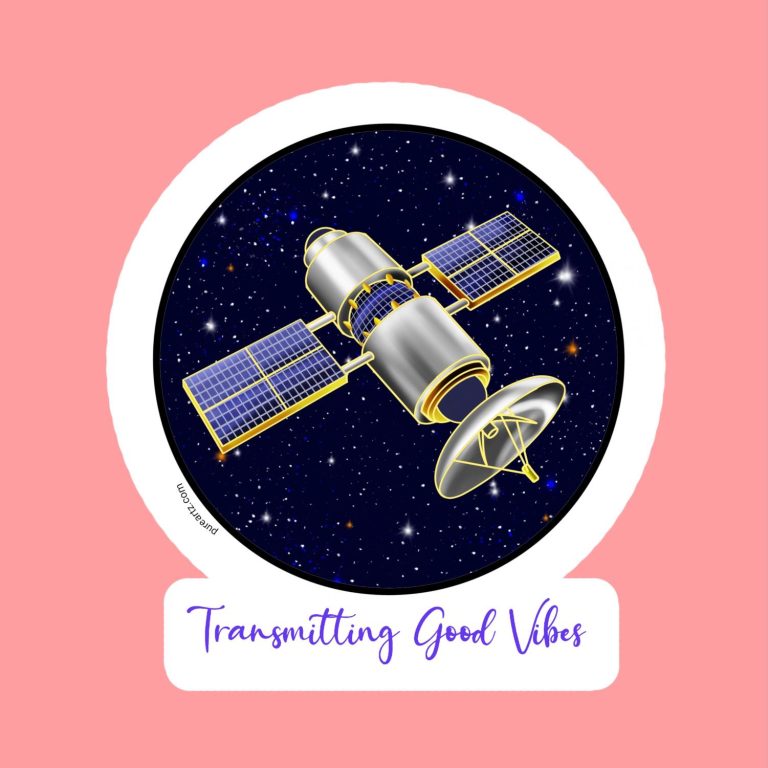 Satellite Sticker