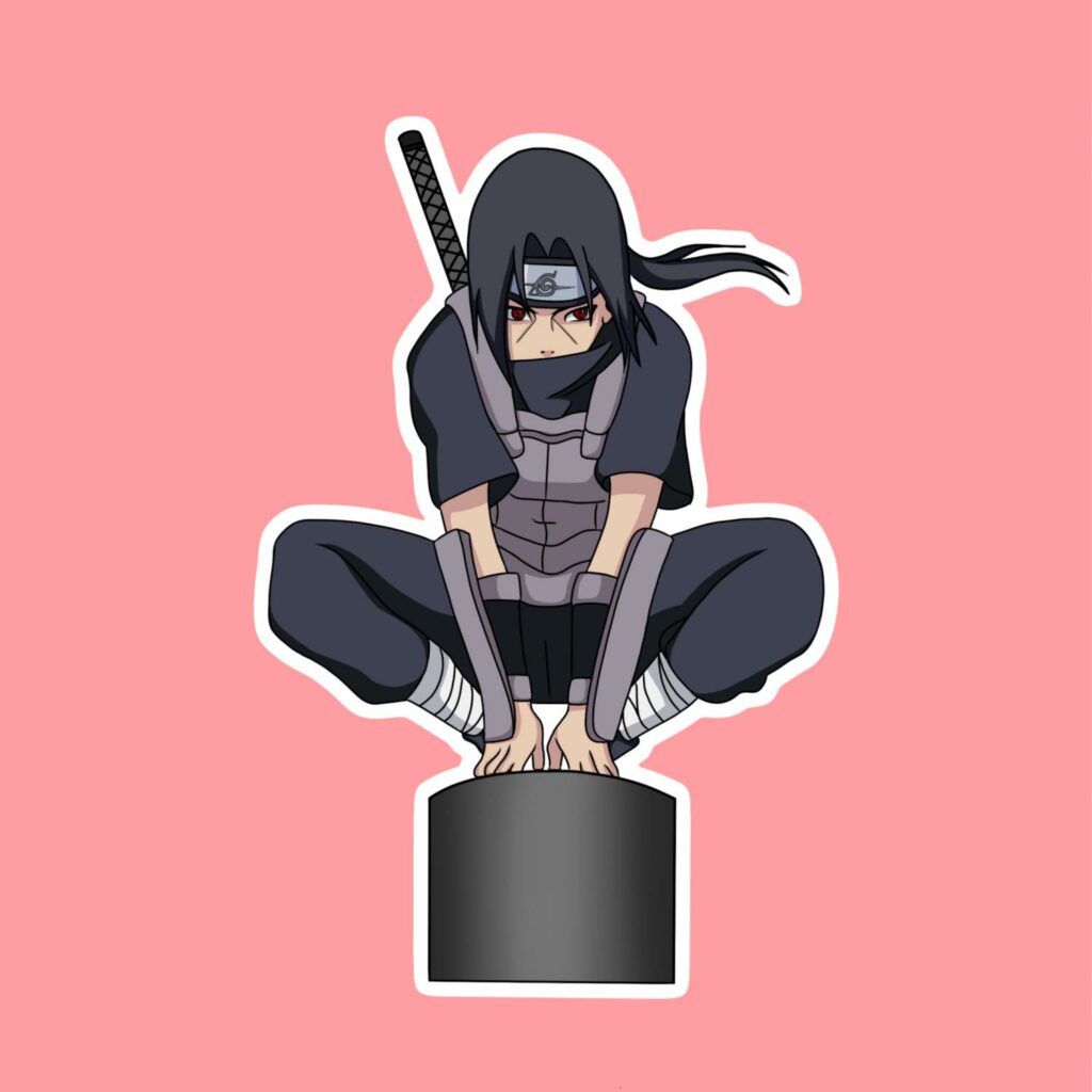 Itachi Uchiha I -Laptop Sticker - PureArtz