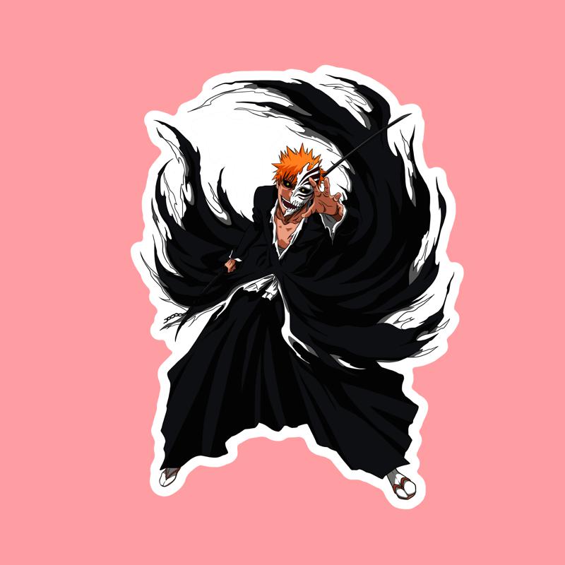 Bleach Anime Stickers for PC Case,Japanese Cartoon Decor Decals for ATX  Computer Chassis Skin,Waterproof Easy Removable - AliExpress