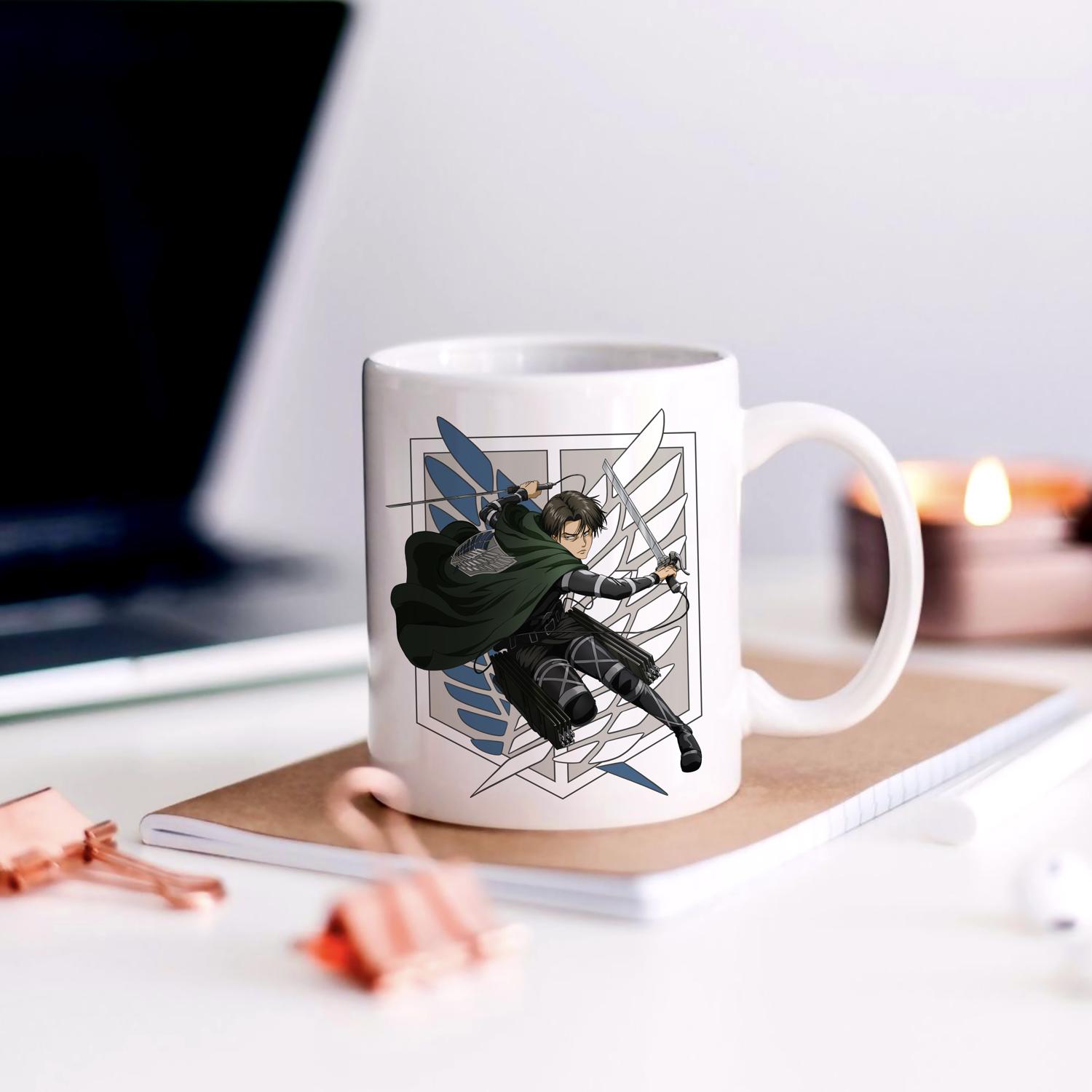 Levi Ackerman Coffee Mug PureArtz
