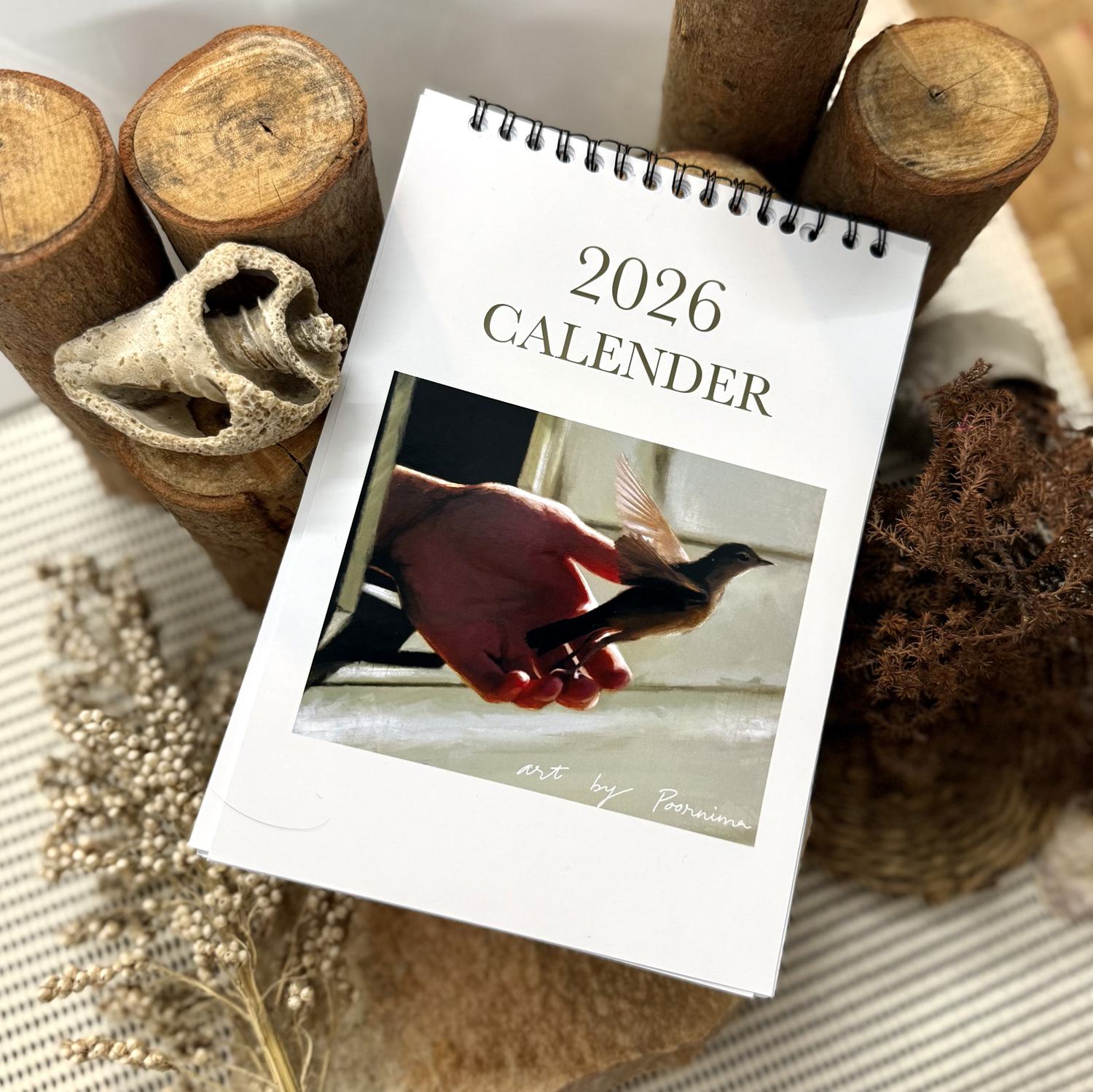 Desk Calendar 2026