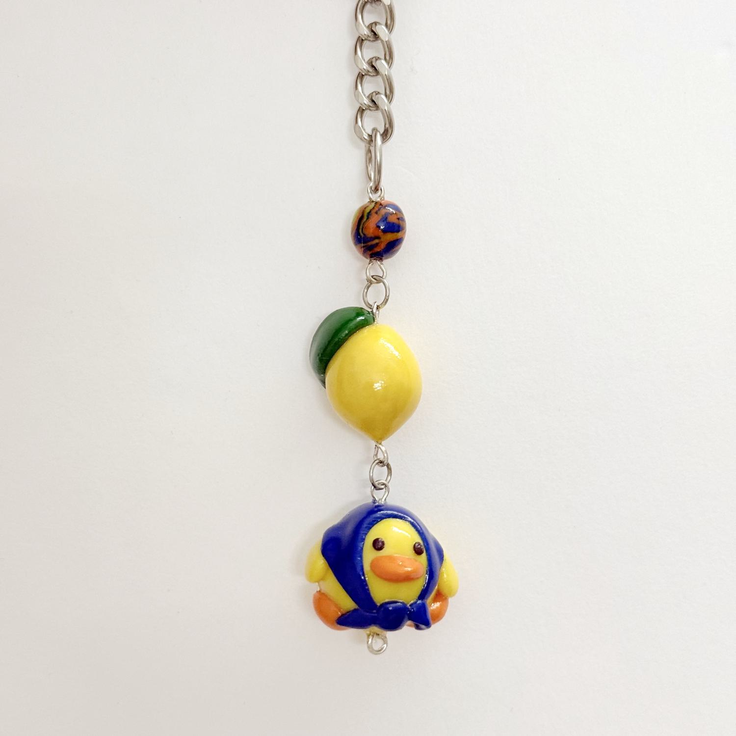 Lemon and Duck Keychain - Image 2