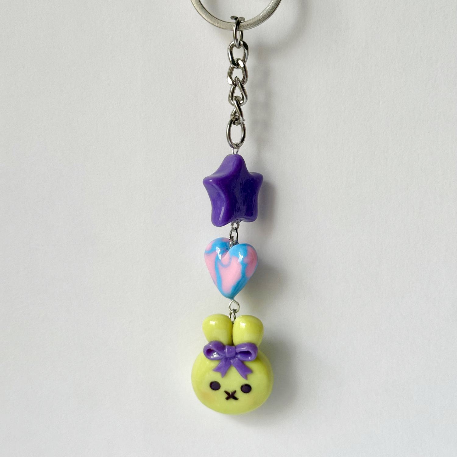 Miffy with Purple Bow Keychain - Image 2
