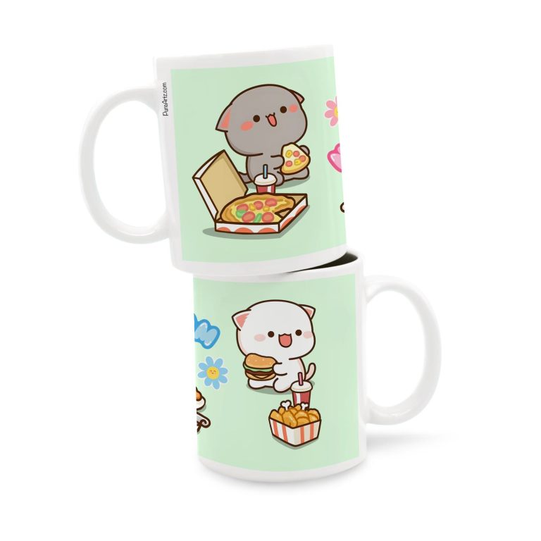 Peach and Goma Eating- Coffee Mug