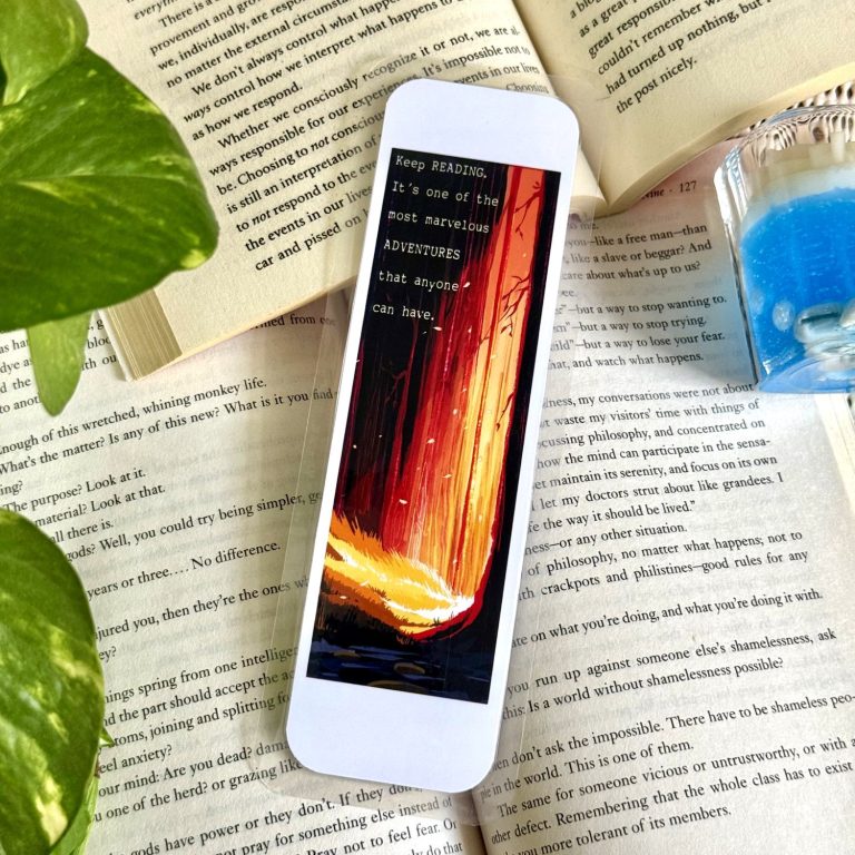 Crimson Haze Bookmark