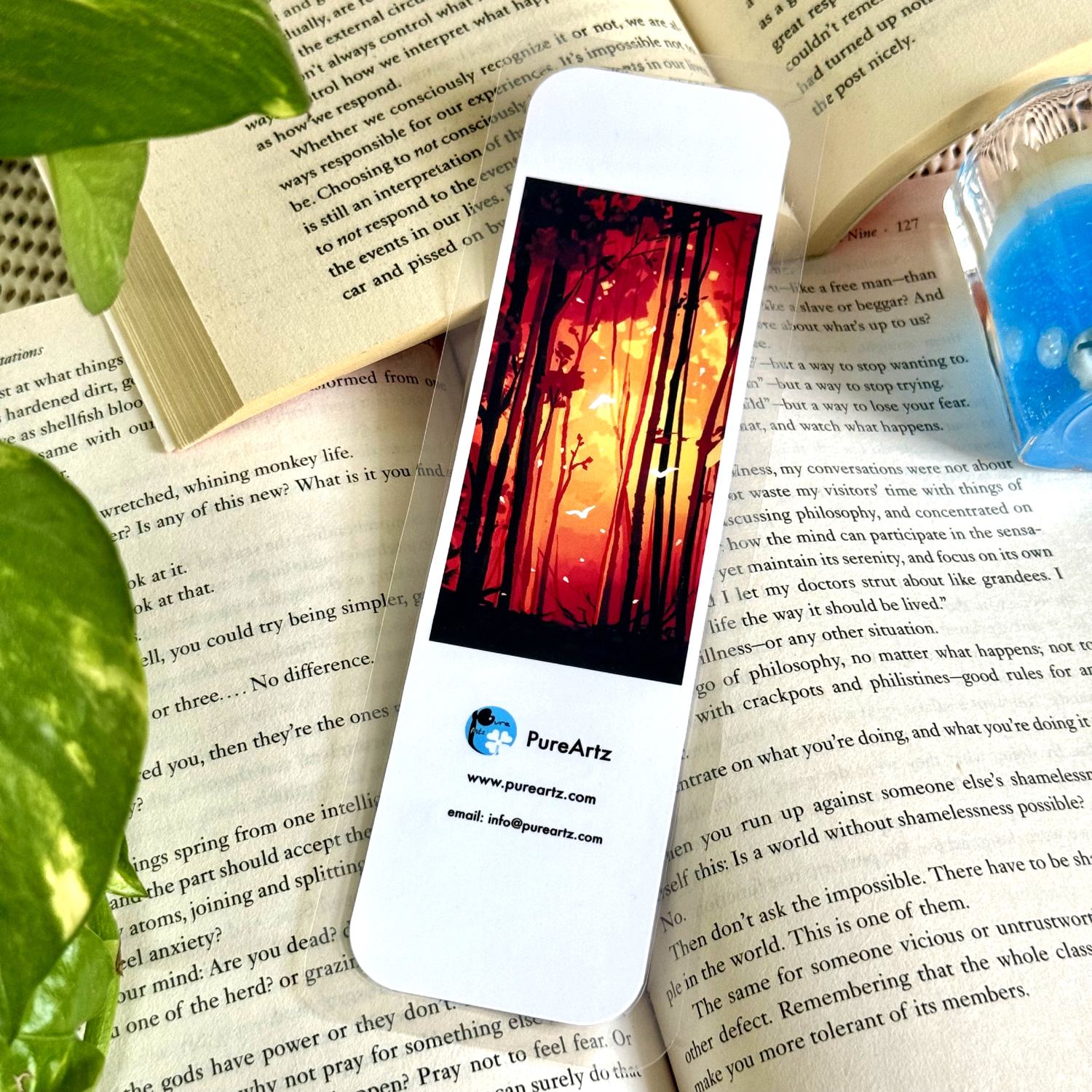 Crimson Haze Bookmark - Image 2