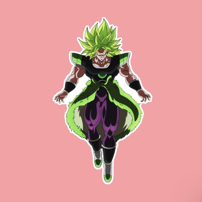 Broly Legendary Super Saiyan DBS - Laptop Sticker