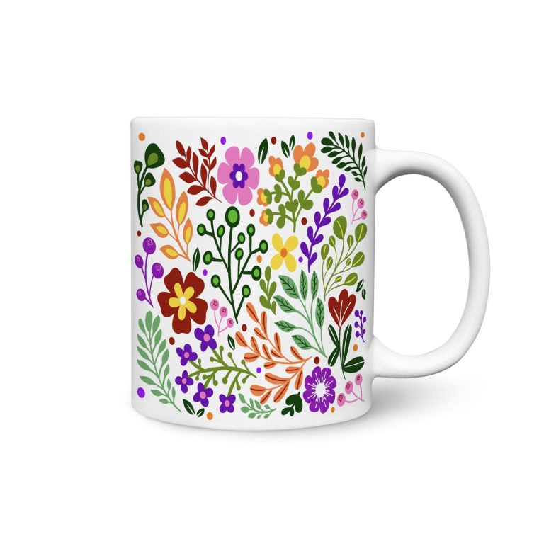 Floral Print I - Coffee Mug