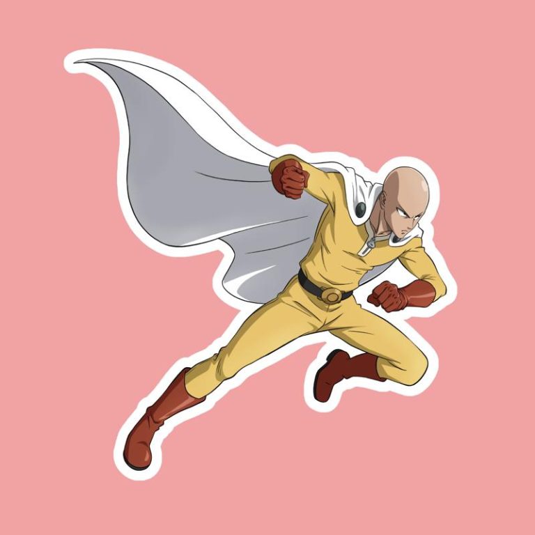 Saitama IV (One Punch Man) - Laptop Sticker