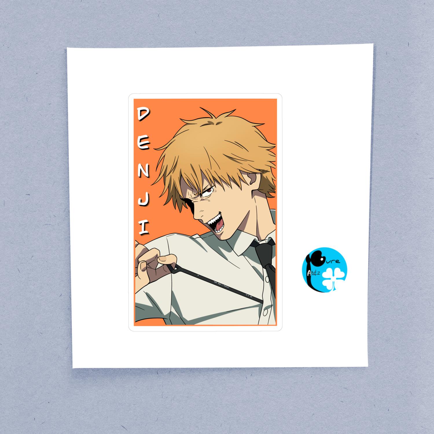 Denji II Chainsaw Man – Laptop Sticker - Image 2