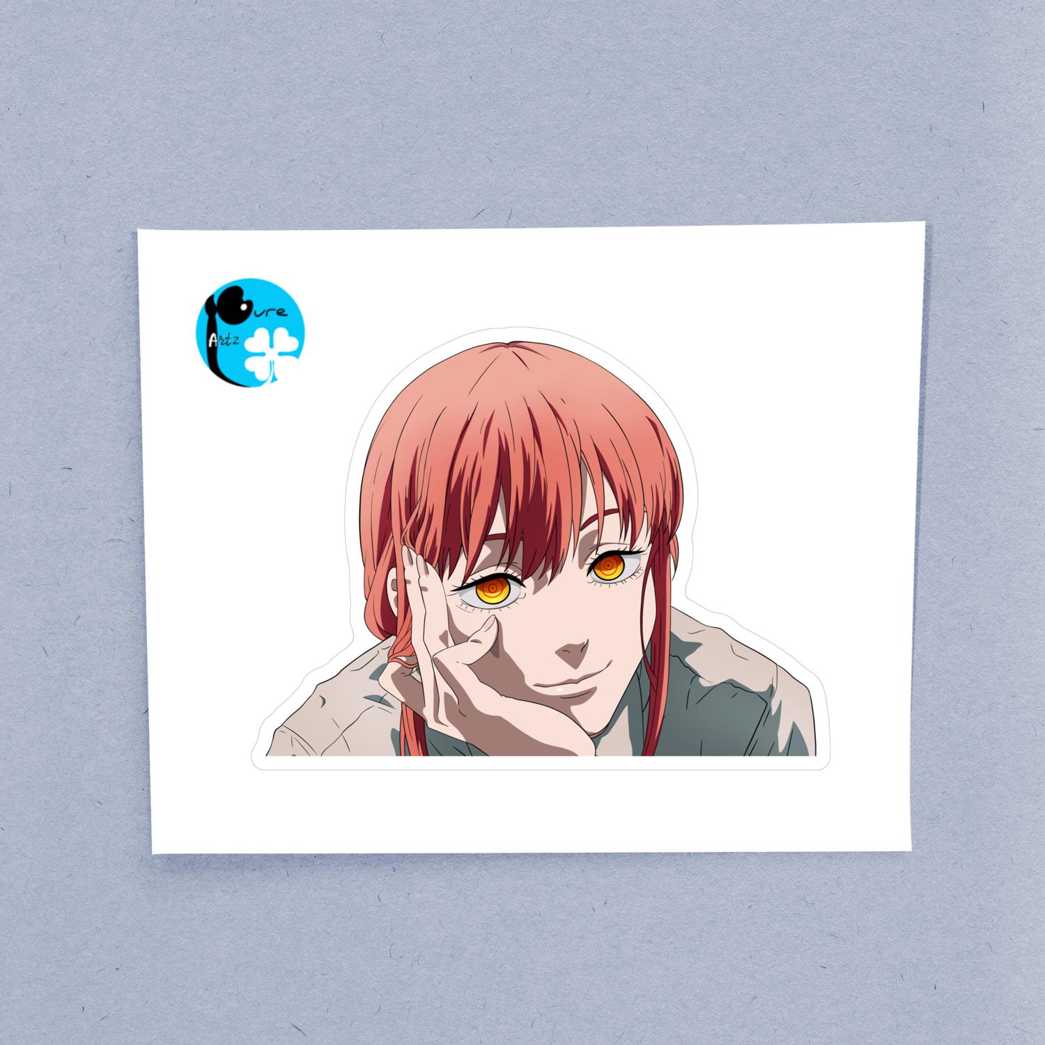Makima I Chainsaw Man – Laptop Sticker - Image 2