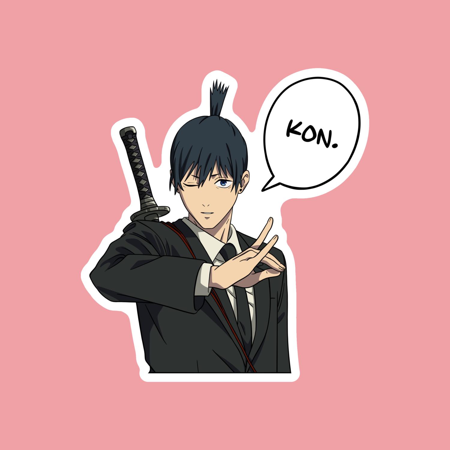 Aki II Chainsaw Man – Laptop Sticker