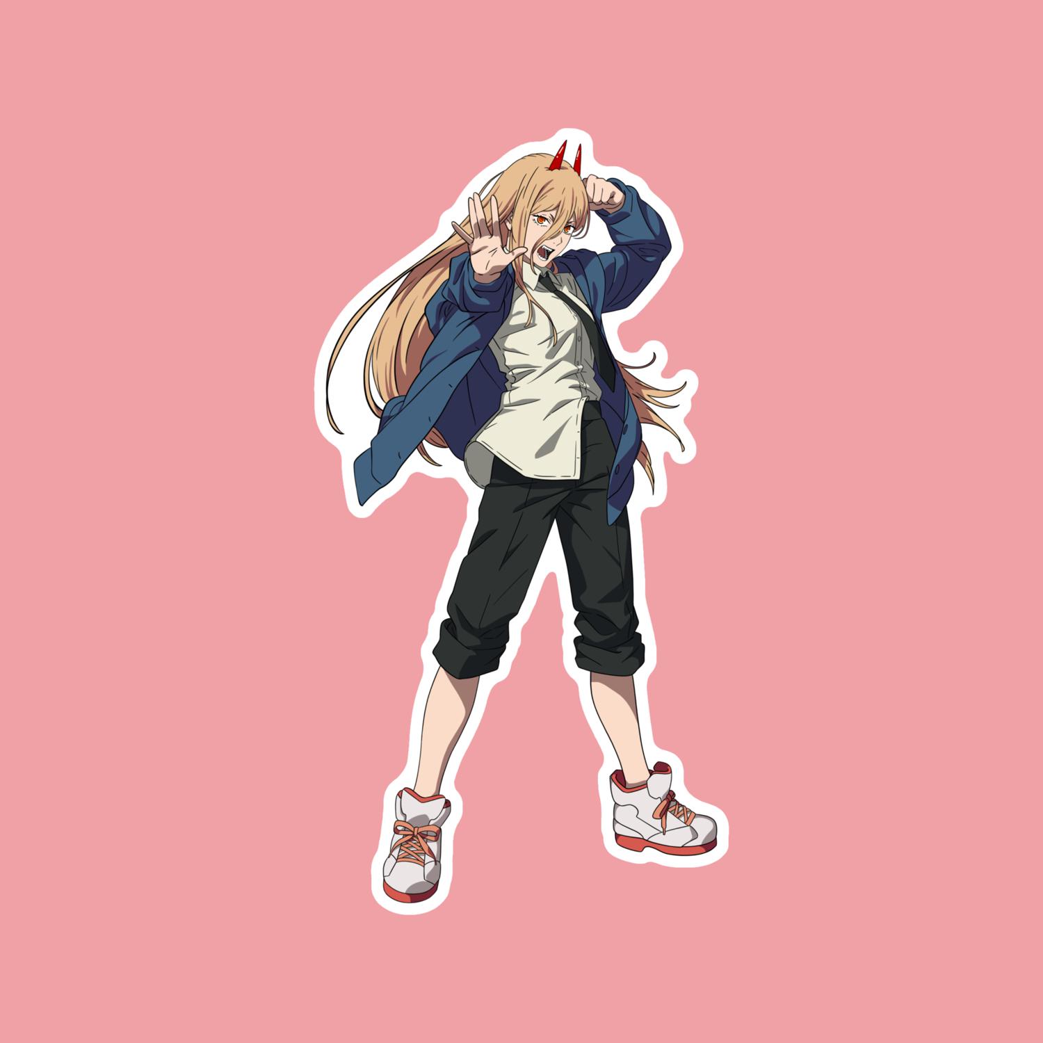 Power III Chainsaw Man – Laptop Sticker
