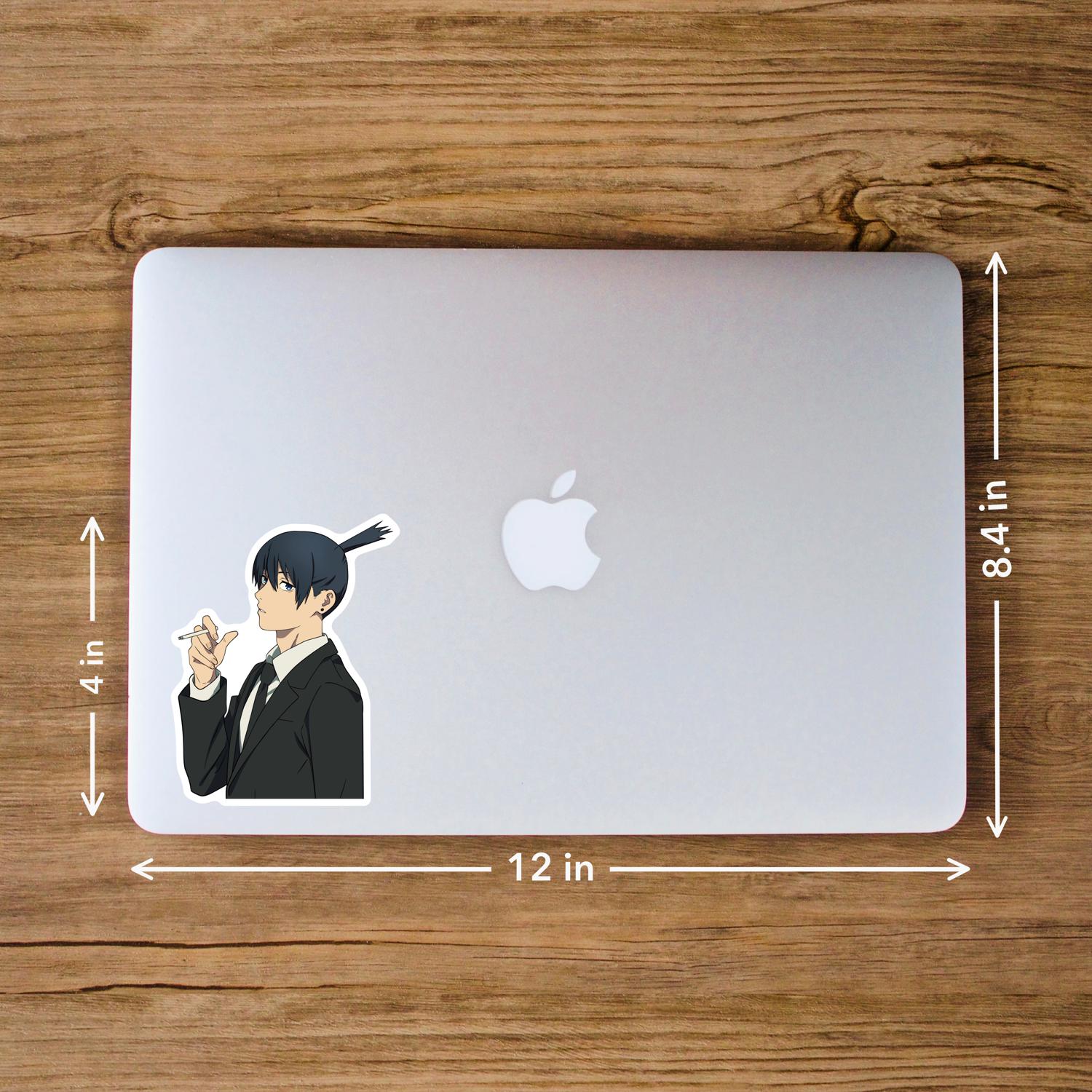 Aki I Chainsaw Man – Laptop Sticker - Image 3