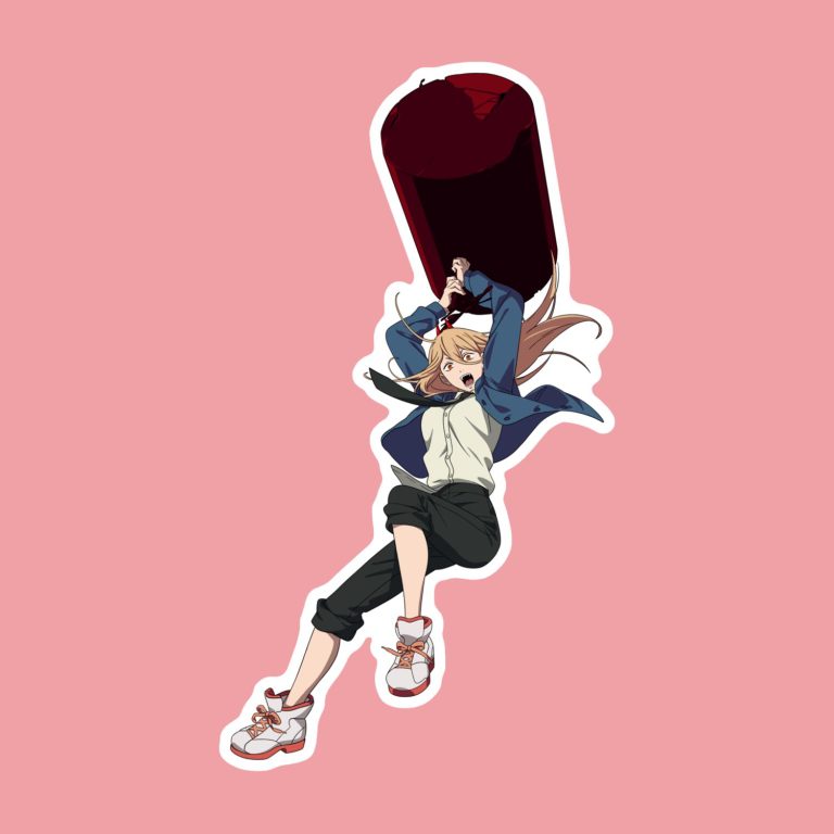 Power IV Chainsaw Man – Laptop Sticker