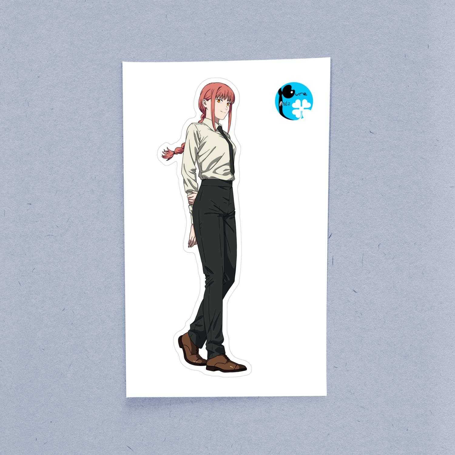 Makima IV Chainsaw Man – Laptop Sticker - Image 2