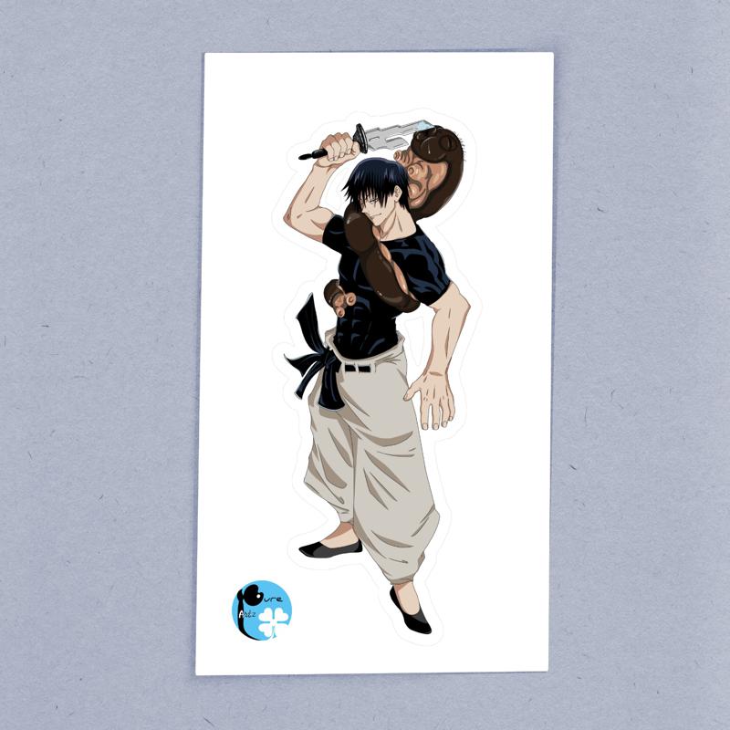 Toji Fushiguro Jujutsu Kaisen - Anime Sticker - Image 2