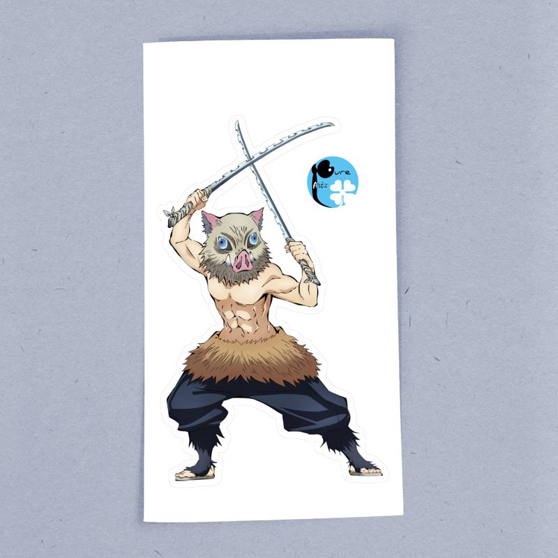 Inosuke Hashibira Demon Slayer (Kimetsu no Yaiba) Sticker - Image 2
