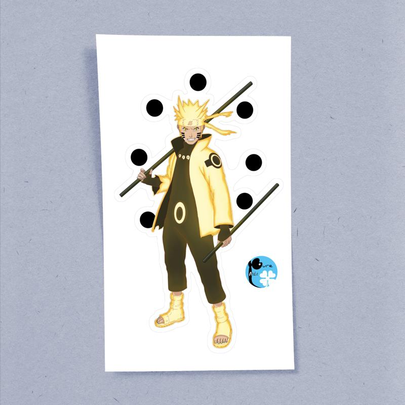 Naruto Six Paths Sage Mode - Laptop Sticker - Image 2