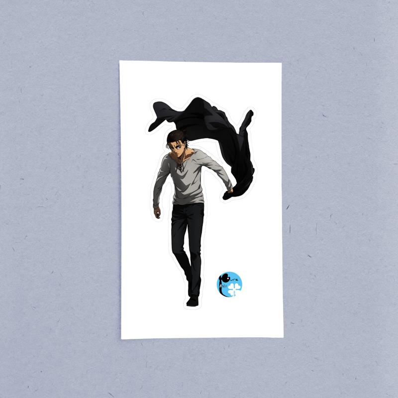 Eren Yeager II AOT – Laptop Sticker - Image 2