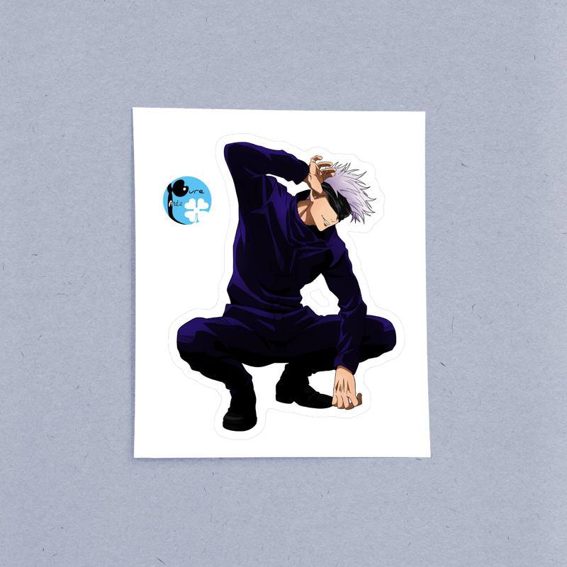 Gojo Satoru Jujutsu Kaisen IV - Laptop Sticker - Image 2