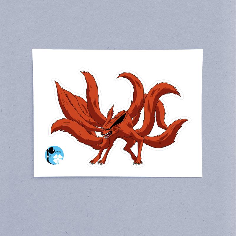 Kurama – Laptop Sticker - Image 2