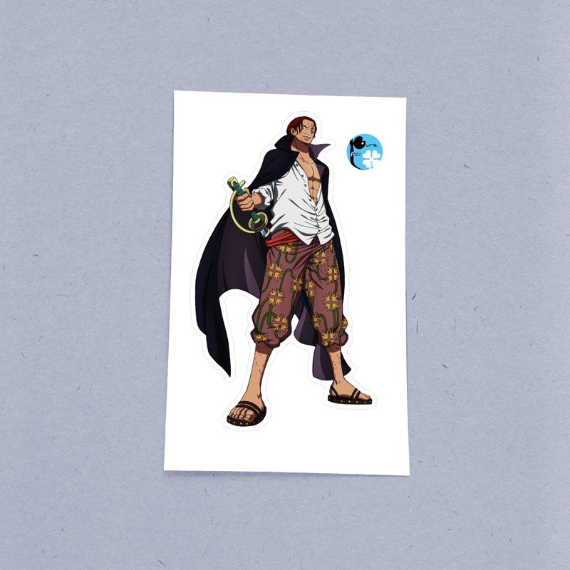 Shanks One Piece – Laptop Sticker - Image 2