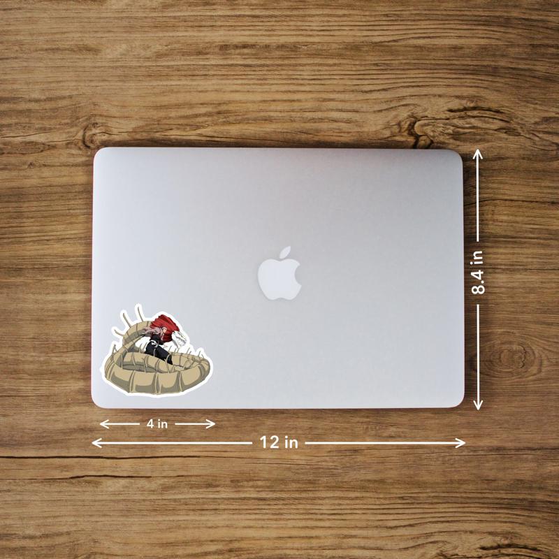 Renji Abarai Bankai Bleach – Laptop Sticker - Image 3
