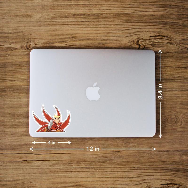Naruto Uzumaki Baryon Mode – Laptop Sticker - Image 3