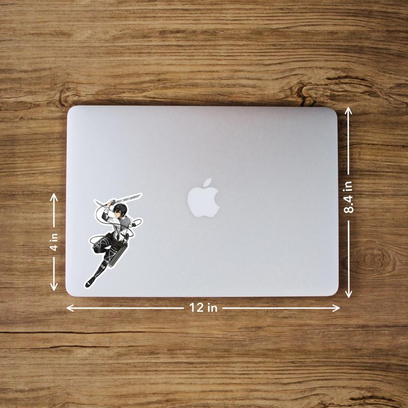 Mikasa Ackerman I AOT – Laptop Sticker - Image 3