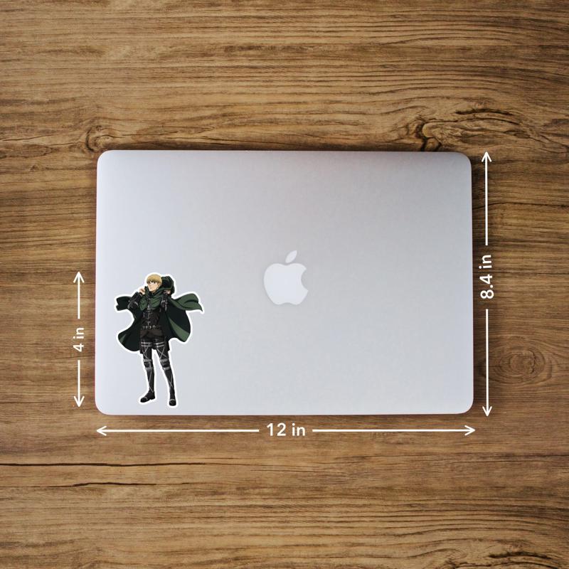 Armin Arlert I AOT – Laptop Sticker - Image 3