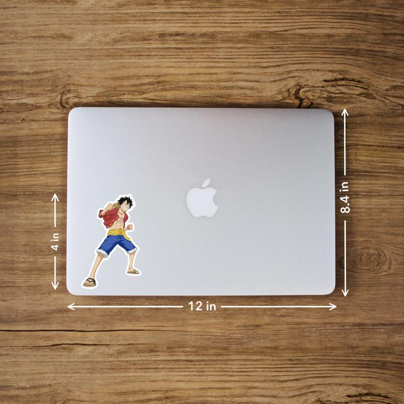 Monkey D. Luffy II One Piece – Laptop Sticker - Image 3