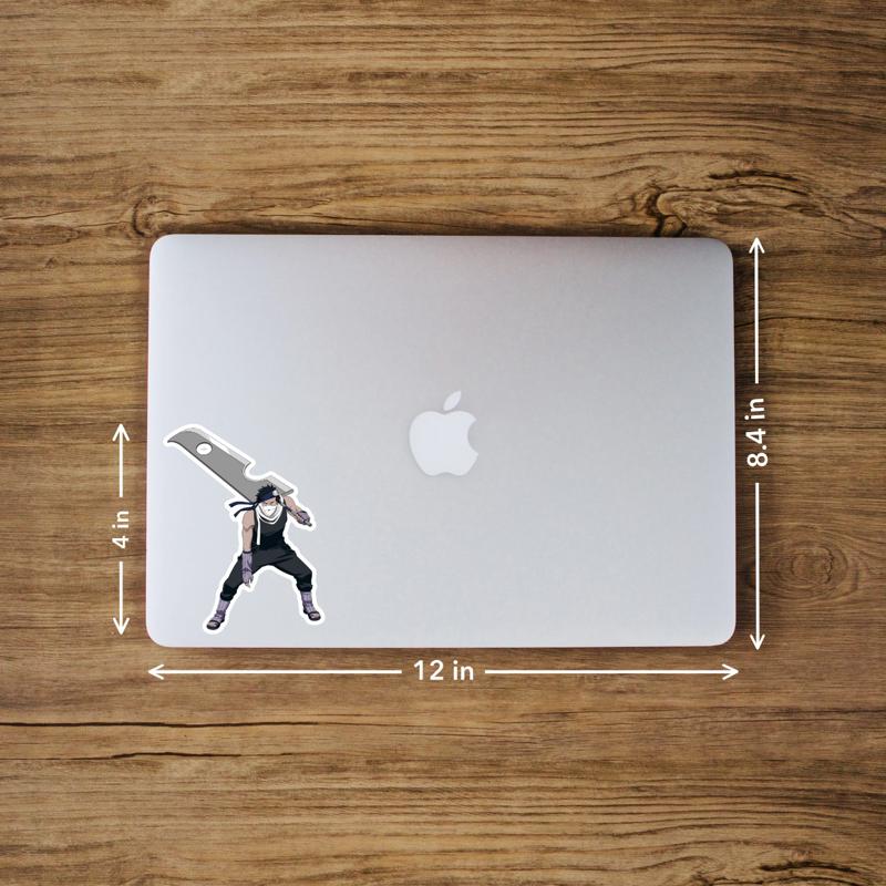 Zabuza Momochi – Laptop Sticker - Image 3