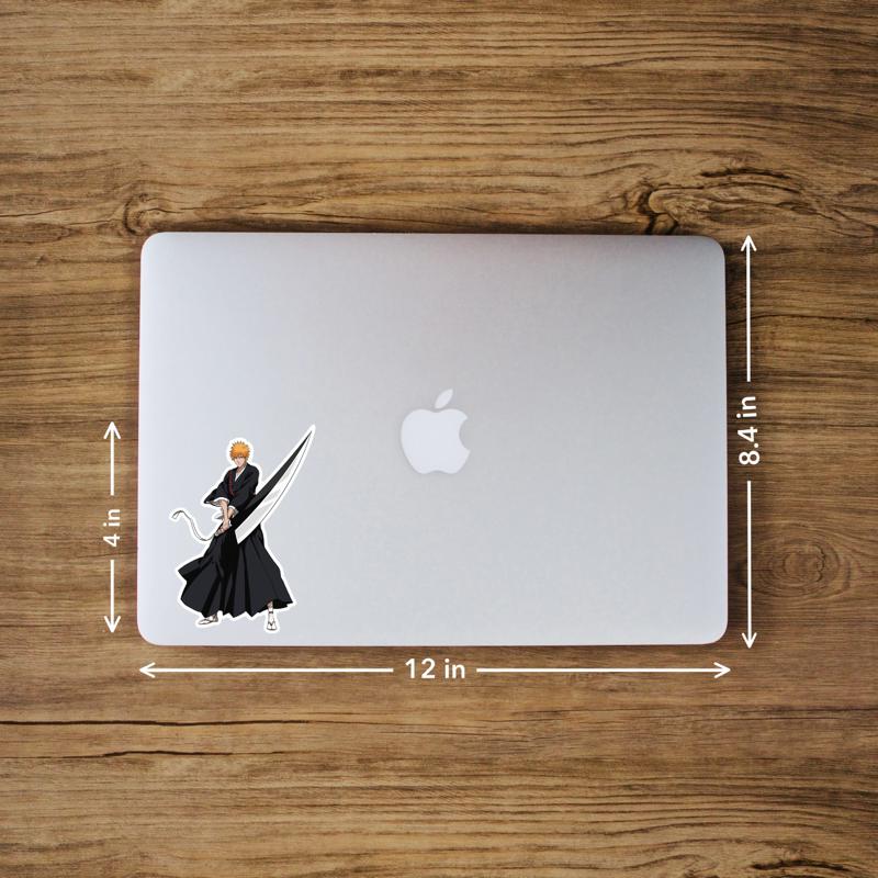 Ichigo Kurosaki I Bleach – Laptop Sticker - Image 3