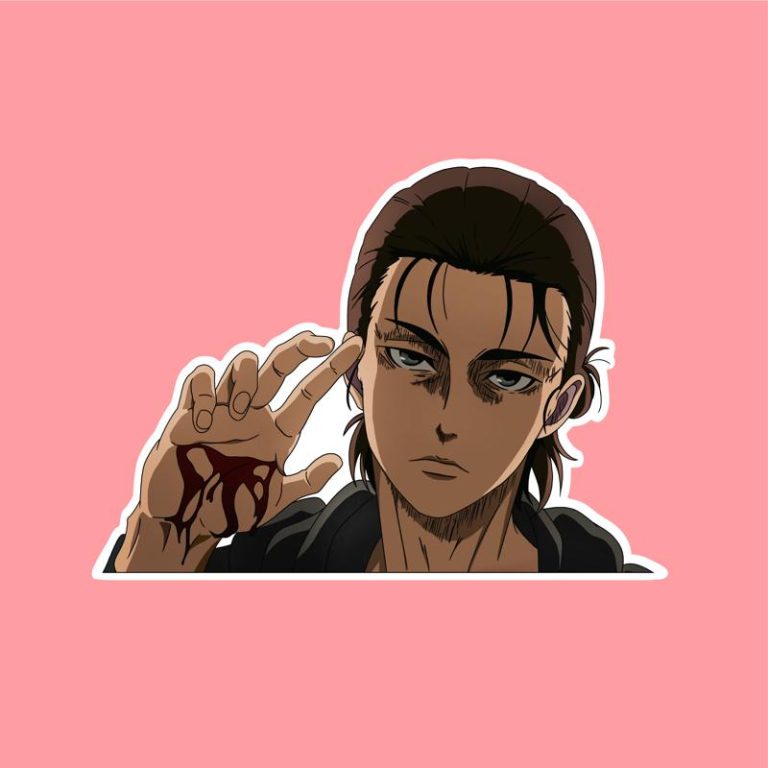 Eren Yeager AOT I - Laptop Sticker