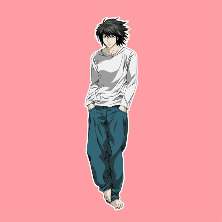 L Death Note I - Anime Sticker
