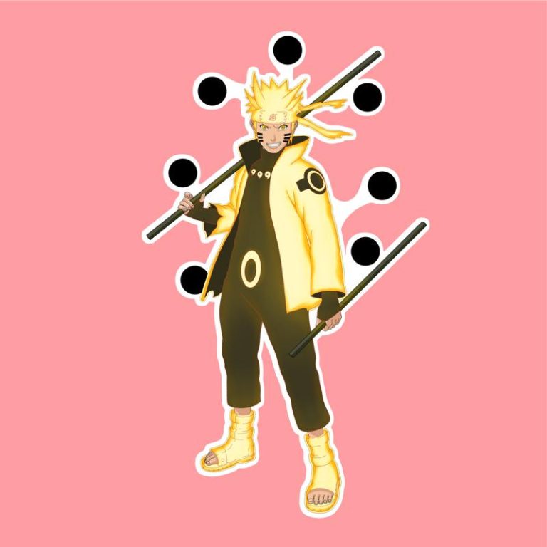 Naruto Six Paths Sage Mode - Laptop Sticker