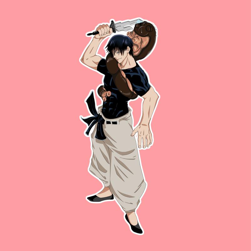Toji Fushiguro Jujutsu Kaisen - Anime Sticker