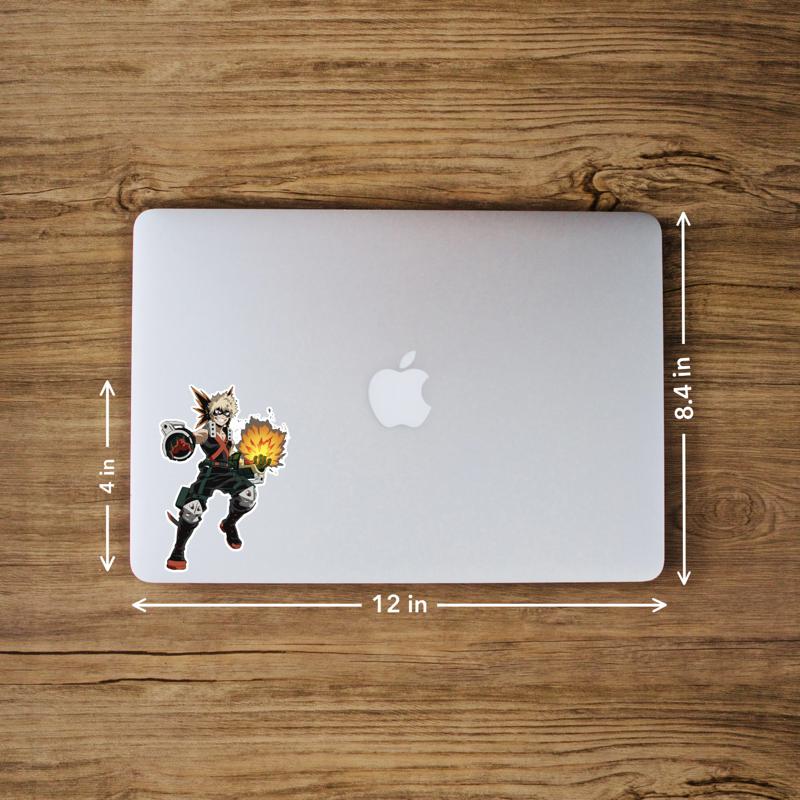 Bakugo Katsuki MHA I - Laptop Sticker - Image 3