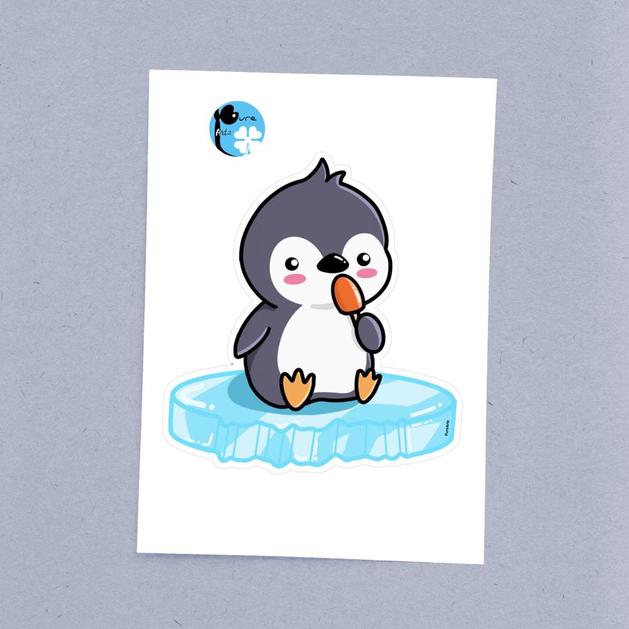 Chibi Penguin-1 Sticker - Image 2