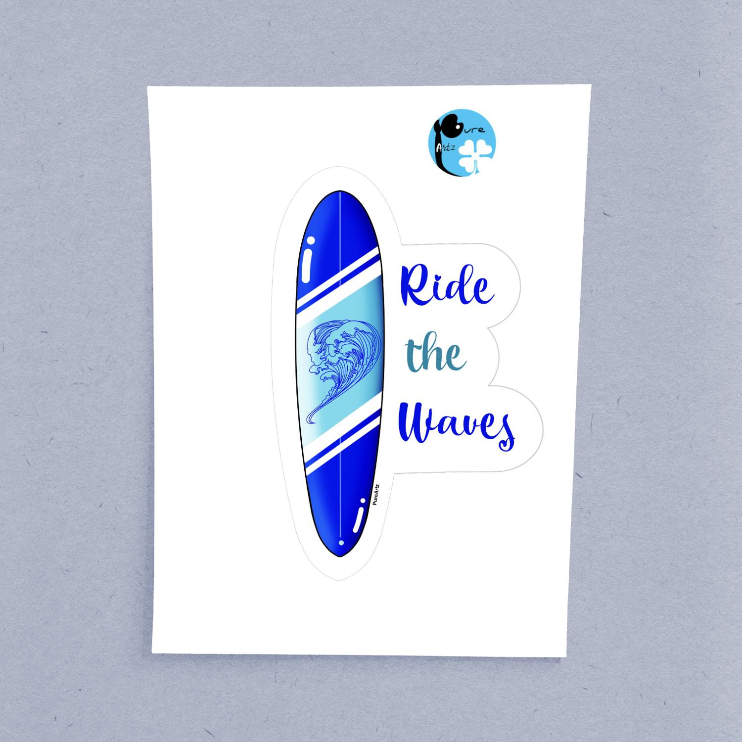 Surf Board Sticker - Image 2