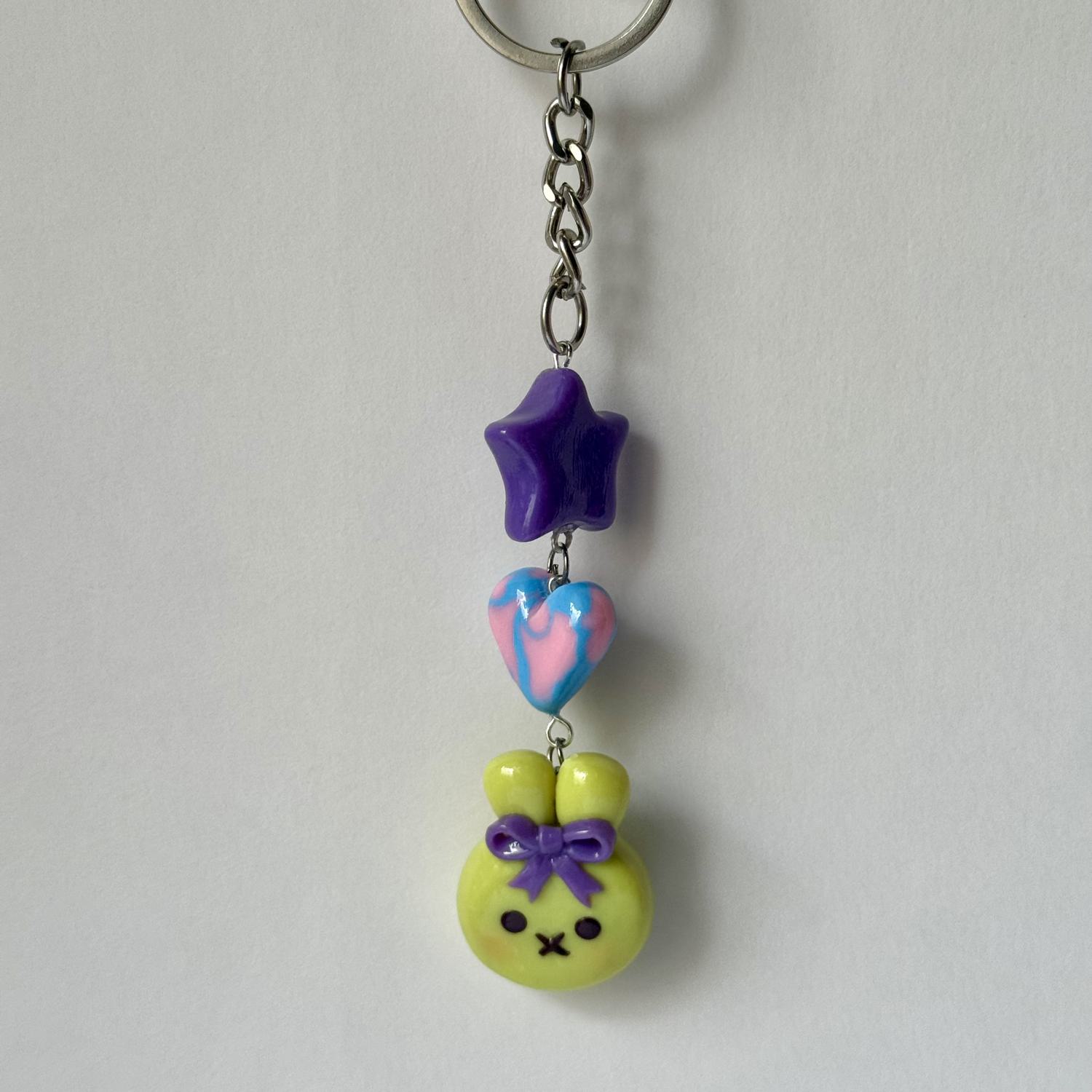 Miffy with Purple Bow Keychain - Image 2
