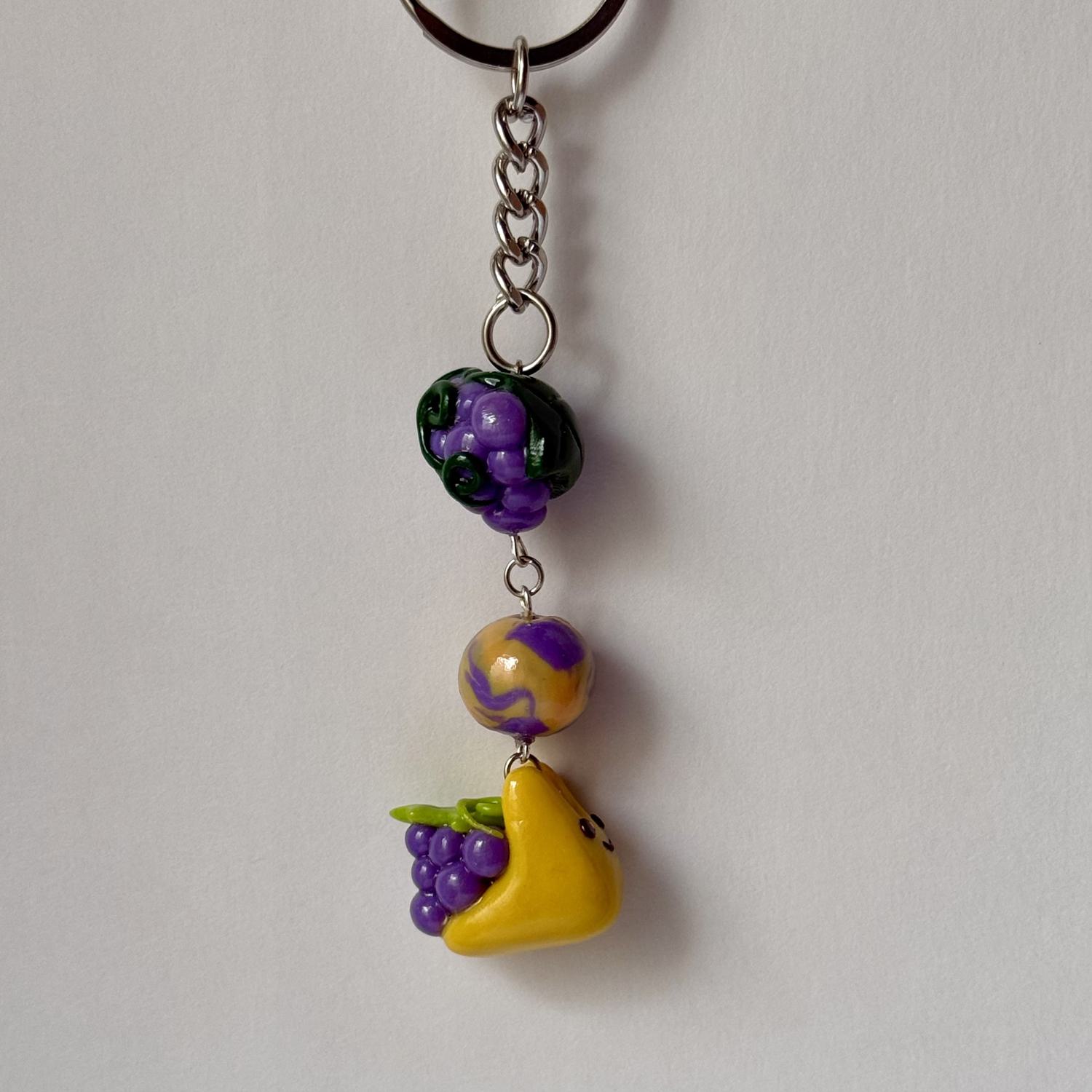 Grapes Snail Keychain - Image 4