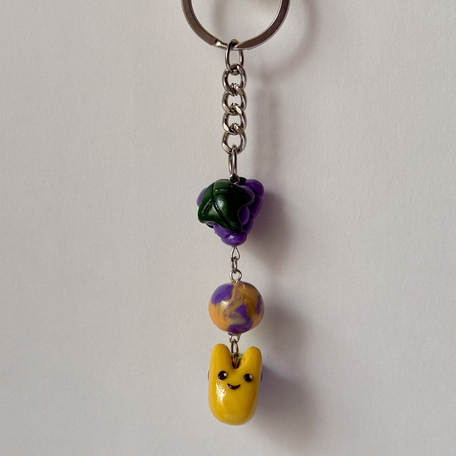 Grapes Snail Keychain - Image 3