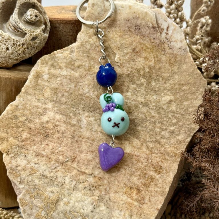 Miffy and Blueberry Keychain