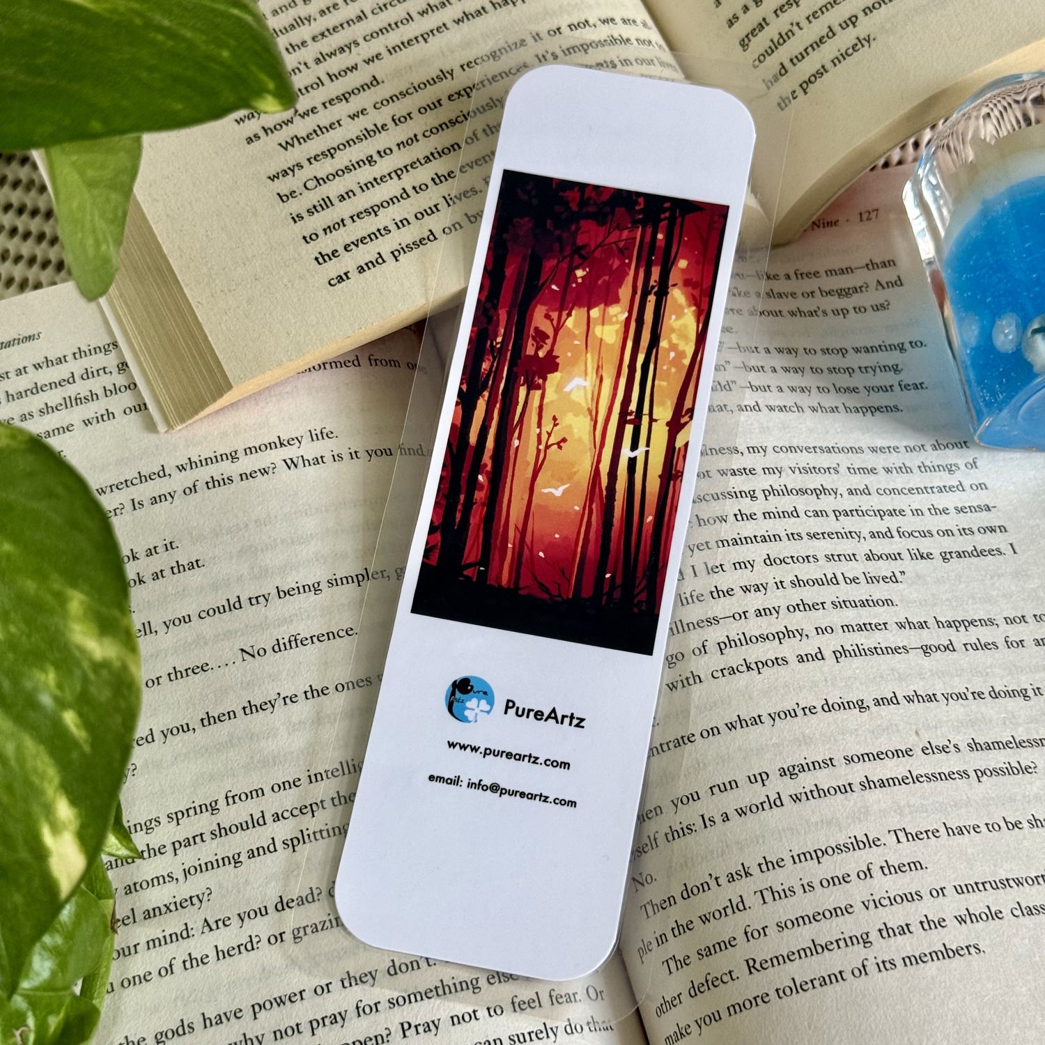 Crimson Haze Bookmark - Image 2