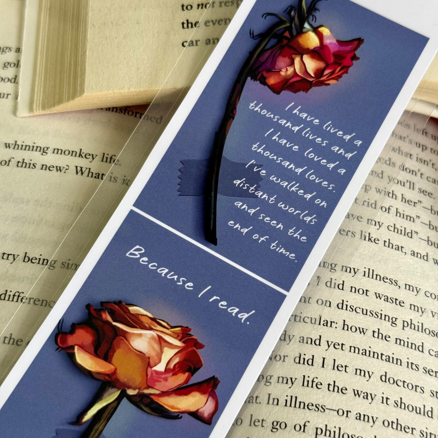 Withered Rose Bookmark - Image 3